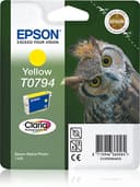 Epson T0794 - Print cartridge - 1 x yellow - blister with RF alarm thumbnail 1