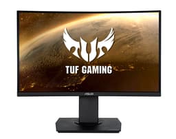 ASUS TUF Gaming VG24VQR - LED monitor - gaming - curved - 23.6" - 1920 x 1080 Full HD (1080p) @ 165 Hz - VA - 350 cd/m� - 3000:1 - 1 ms - 2xHDMI, DisplayPort - speakers
