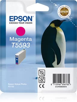 Epson T5593 - Magenta - original - blister with RF/acoustic alarm - ink cartridge - for Stylus Photo RX700