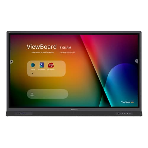 ViewSonic ViewBoard IFP6552-1A - 65" Diagonal Class (65.5" viewable) - IFP52 Series LED-backlit LCD display - interactive - 4K UHD (2160p) 3840 x 2160 — view 1