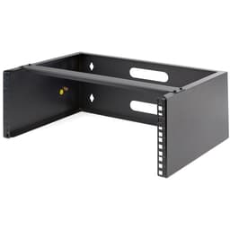 StarTech.com 4U Wall Mount Rack, 19" Wall Mount Network Rack, 13.78 inch Deep (Low Profile), Wall Mounting Patch Panel Bracket for Network Switches, IT Equipment, 44lb (20kg) Capacity - Network Equipment Rack (WALLMOUNT4) - Network device mounting bracket - wall mountable - 4U - 19"