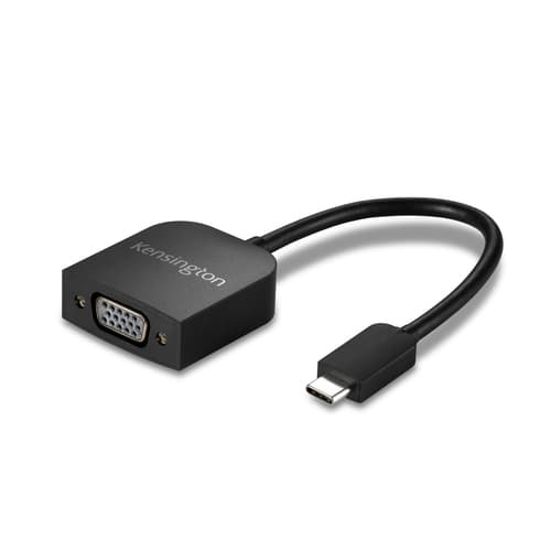 Kensington CV2000V USB-C HD VGA Adapter - Adapter - 24 pin USB-C male to HD-15 (VGA) female - 1080p support, active
