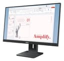 Lenovo ThinkVision E24-40 - LED monitor - 23.8" - 1920 x 1080 Full HD (1080p) @ 100 Hz - IPS - 250 cd/m� - 1300:1 - 4 ms - HDMI, VGA, DisplayPort - speakers - raven black thumbnail 2