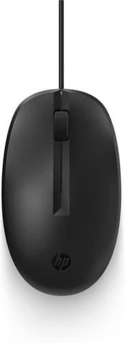 HP 128 - Mouse - laser - wired - black - for HP t430 v2, Elite x2, EliteDesk 800 G8, EliteOne 800 G8, Engage Flex Mini Retail System