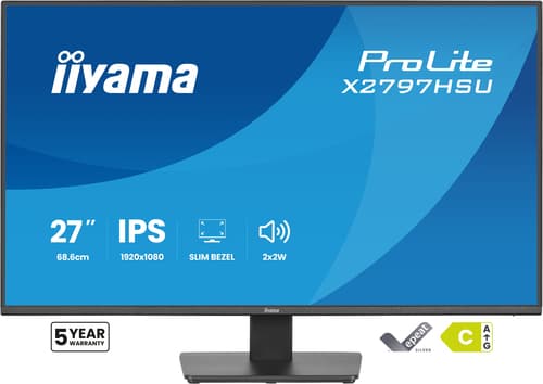 iiyama X2797HSU-B1 27" IPS LCD with 4-si — view 3