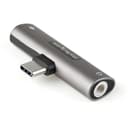 StarTech.com USB C Audio & Charge Adapter, USB-C Audio Adapter w/ 3.5mm TRRS Headphone/Headset Jack and 60W USB Type-C Power Delivery Pass-through Charger, For USB-C Phone/Tablet/Laptop - USB-C to Audio & Charging (CDP235APDM) - Docking station - USB-C