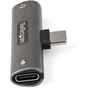 StarTech.com USB C Audio & Charge Adapter, USB-C Audio Adapter w/ 3.5mm TRRS Headphone/Headset Jack and 60W USB Type-C Power Delivery Pass-through Charger, For USB-C Phone/Tablet/Laptop - USB-C to Audio & Charging (CDP235APDM) - Docking station - USB-C
