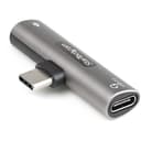 StarTech.com USB C Audio & Charge Adapter, USB-C Audio Adapter with USB-C Audio Headphone/Headset Port and 60W USB Type-C Power Delivery Pass-through Charger, For USB-C Phone/Tablet/Laptop - USB-C Audio/Charging (CDP2CAPDM) - Docking station - USB-C thumbnail 4