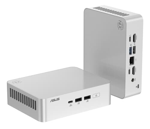 ASUS NUC 15 Pro+ RNUC15CRSU700003 - Barebone - mini PC 1 x Core Ultra 7 255H / up to 5.1 GHz - RAM 0 GB - Arc Graphics 140T - IEEE 802.11ax (Wi-Fi 6), IEEE 802.11be (Wi-Fi 7), Bluetooth 5.4, 2.5 Gigabit Ethernet, Gigabit Ethernet - silver — view 23