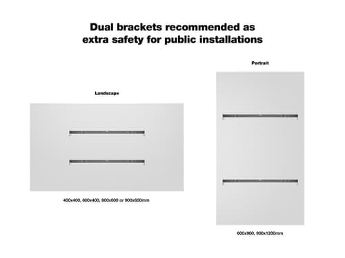 *Non Cancellable/Non Returnable (NCNR)* M UNIVERSAL WALLMOUNT BLACK LARGE — view 21