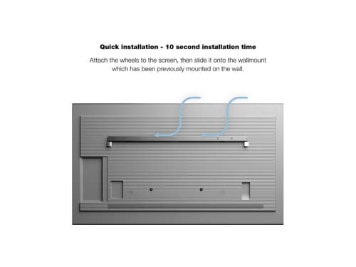 *Non Cancellable/Non Returnable (NCNR)* M UNIVERSAL WALLMOUNT BLACK LARGE — view 11