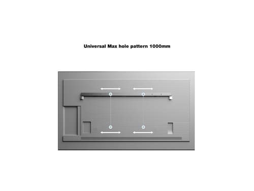 *Non Cancellable/Non Returnable (NCNR)* M UNIVERSAL WALLMOUNT BLACK LARGE — view 15