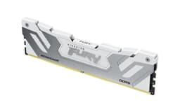 Kingston FURY Renegade - DDR5 - module - 24 GB - DIMM 288-pin - 4200 MHz / PC5-67200 - CL40 - 1.45 V - unbuffered - on-die ECC - white, silver