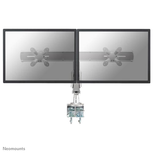 Neomounts FPMA-D940D - Mounting kit - full-motion - for LCD display - silver - screen size: 10"-24" - clamp mountable, desk-mountable
