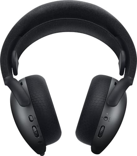Alienware Tri-Mode Wireless Gaming Headset AW725H - Headset - full size - Bluetooth / 2.4 GHz radio frequency - wireless, wired - 3.5 mm jack - Dark Side of the Moon — view 3