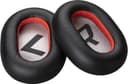 Poly - Ear cushion for Bluetooth headset - leatherette - black (pack of 2) thumbnail 1