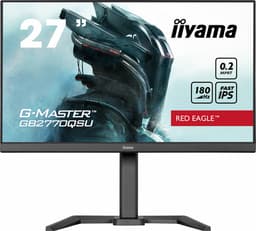 iiyama G-MASTER Red Eagle GB2770QSU-B6 - LED monitor - gaming - 27" - 2560 x 1440 WQHD @ 180 Hz - Fast IPS - 400 cd/m� - 1200:1 - 0.2 ms - HDMI, DisplayPort - speakers - black, matte