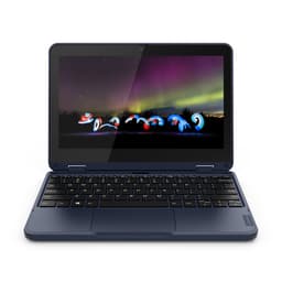 Lenovo 300w Gen 3 82J1 - Flip design - AMD 3000 Series - 3015e / up to 2.3 GHz - Win 11 Pro National Academic - Radeon Graphics - 4 GB RAM - 128 GB SSD NVMe - 11.6" IPS touchscreen 1366 x 768 (HD) - Wi-Fi 5 - abyss blue - kbd: UK