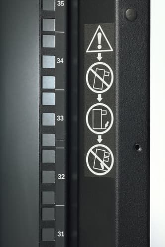 NetShelter SX 42U 600mm Wide x 1070mm Deep Enclosure with Sides Black. Size (WxDxH: 60 cm x 107 cm x 199 cm) May require special handling and delivery can take up to 3 days due to the size. Check with sales. — view 14