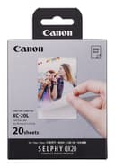 Canon SELPHY XC-20L - Colour (cyan, magenta, yellow) - original - print ribbon cassette and paper kit - for Canon SELPHY QX20 thumbnail 1