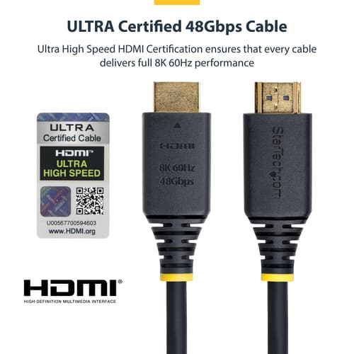 2m 6.6ft HDMI 2.1 Cable 8K Certified — view 11