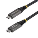StarTech.com - USB cable - 24 pin USB-C (M) to 24 pin USB-C (M) - USB4 / Thunderbolt / DisplayPort 2.1 - active, up to 40 Gbps data transfer rate, 4K240Hz support, 8K60Hz support, Power Delivery 3.1 support, extended power range (EPR) - black thumbnail 1