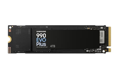 Samsung 990 EVO Plus MZ-V9S2T0 - SSD - encrypted - 4 TB - internal - M.2 2280 - PCIe 5.0 x2 (NVMe) - 256-bit AES - TCG Opal Encryption 2.0