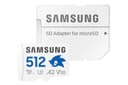 Samsung PRO Plus MB-MD512SA - Sonic the Hedgehog flash memory card (microSDXC to SD adapter included) - 512 GB - A2 / Video Class V30 / UHS-I U3 - microSDXC UHS-I - white thumbnail 4