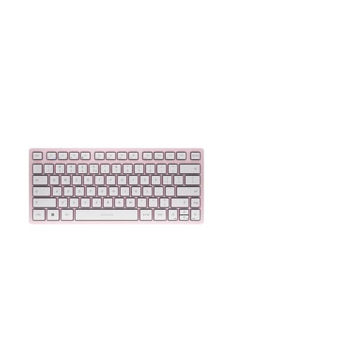 CHERRY KW 7100 MINI BT - Keyboard - wireless - Bluetooth 5.1 - QWERTY - Europe - key switch: CHERRY SX - cherry blossom