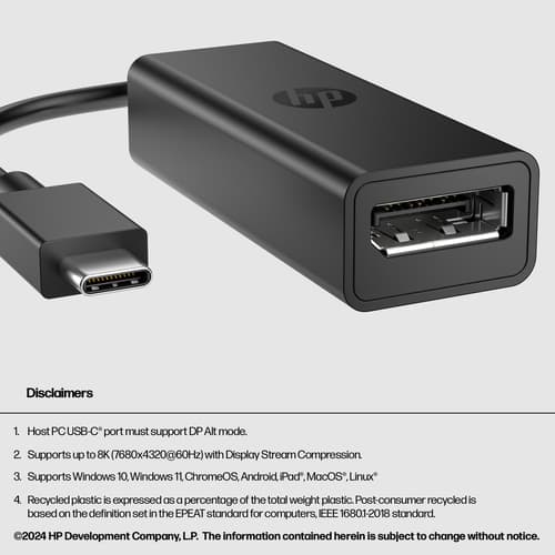 HP USB-C TO DISPLAYPORT ADAPTER G2 — view 8
