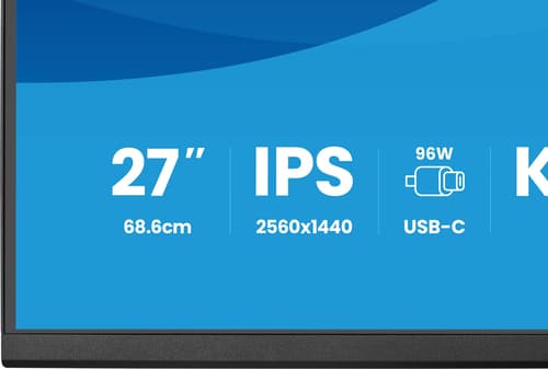 27'' IPS QHD 75Hz puertos y KVM Pro Max — view 12