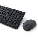 Dell Pro Compact Silent Keyboard and Mouse - KM555 - Keyboard and mouse set - wireless - 2.4 GHz, Bluetooth 5.1 - QWERTY - US International - black - with 3 years NBD Advance Exchange thumbnail 4