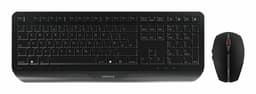 CHERRY GENTIX DESKTOP - Keyboard and mouse set - wireless - 2.4 GHz - UK - black