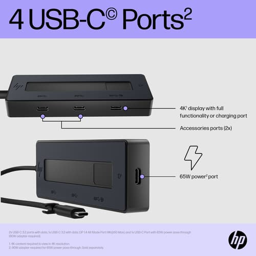 HP 4K USB-C MULTIPORT HUB — view 8