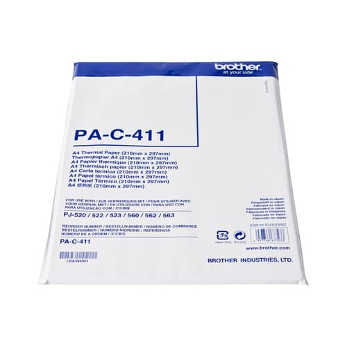 Brother - A4 (210 x 297 mm) 100 sheet(s) thermal paper - for PocketJet PJ-673, PJ-722, PJ-723, PJ-762, PJ-763, PJ-763MFi, PJ-773, PocketJet 6