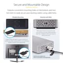 StarTech.com USB4 Docking Station, USB-C 40Gbps, Dual Video HDMI, Up to 2x 4K 60Hz 4:4:4 (RGB) or 2x 4K 120Hz 4:2:2, Multi-Monitor Dock, 6x USB, 2.5GbE, 100W PD
