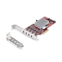 StarTech.com 4-Port USB Type-C PCIe Card, USB-C 10Gb, 4x Controllers, TAA