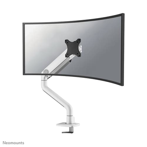 Neomounts DS70S-950WH1 - Mounting kit (desk mounting arm) - full-motion - for Monitor - aluminium - white - screen size: 17"-49"