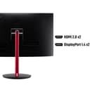 Acer Nitro KG2 Nitro XZ272S3 Curved Gaming Monitor - 27, 1500R, Full HD, 180Hz, 1ms, FreeSync Premium, DisplayHDR 400, HDMI & DP" thumbnail 7