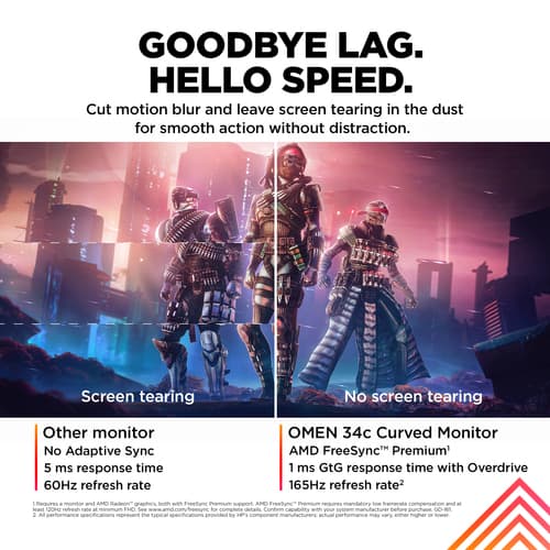 ^OMEN 34CWQHD165HZCURVEDGAMINGMO — view 11