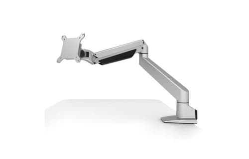 Compulocks Reach VESA Counter Top Articulating Double Jointed Monitor Arm in White - Mounting kit (monitor arm, desk clamp mount, VESA mount bracket) - articulating - for LCD display - white