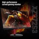 Acer Nitro KG2 Nitro XZ272S3 Curved Gaming Monitor - 27, 1500R, Full HD, 180Hz, 1ms, FreeSync Premium, DisplayHDR 400, HDMI & DP" thumbnail 2