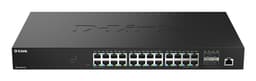 D-Link DMS 1250-28 - Switch - L2+ - smart - 24 x 10/100/1000/2.5G + 4 x 10 Gigabit SFP+ - desktop