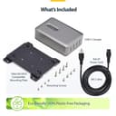StarTech.com 4-Port USB-C Charger, 240W Total, Single Port 140W EPR - Power adapter - with surface mount bracket - 240 Watt - 5 A - Power Delivery 3.1 - 4 output connectors (24 pin USB-C) thumbnail 21