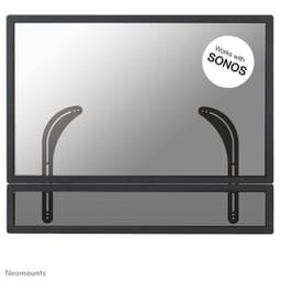 Neomounts NM-USP100 - Mounting kit (2 mounting brackets) - for sound bar - black - for Sonos PLAYBAR