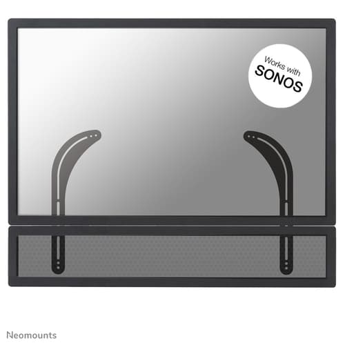 Neomounts NM-USP100 - Mounting kit (2 mounting brackets) - for sound bar - black - for Sonos PLAYBAR