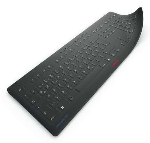 CHERRY STREAM PROTECT MEMBRANE - Keyboard cover - UK English, 105 + 10 - black - for STREAM KEYBOARD, KEYBOARD WIRELESS
