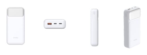 D-Link DPP-201 - Power bank - 20000 mAh - 65 Watt - PD 3.0, QC 3.0, PD 2.0, QC 2.0 - 3 output connectors (USB Type A, 2 x USB-C) — view 3