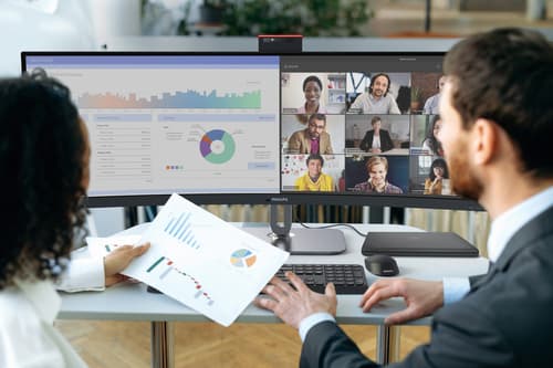 Philips 49B2U6903CH - 6000 Series - LED monitor - curved - 49" — view 11