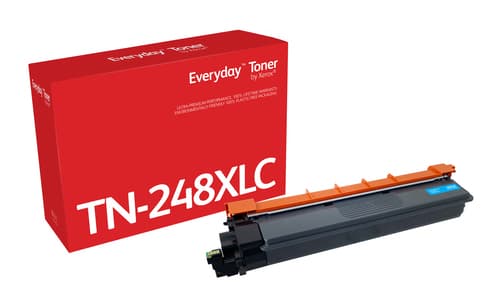 Everyday - High Yield - cyan - compatible - box - toner cartridge (alternative for: Brother TN-248XLC) - Green World Alliance return programme - for Brother DCP-L3520, L3560, HL-L3220, L3240, L8230, L8240, MFC-L3740, L3760, L8340, L8390